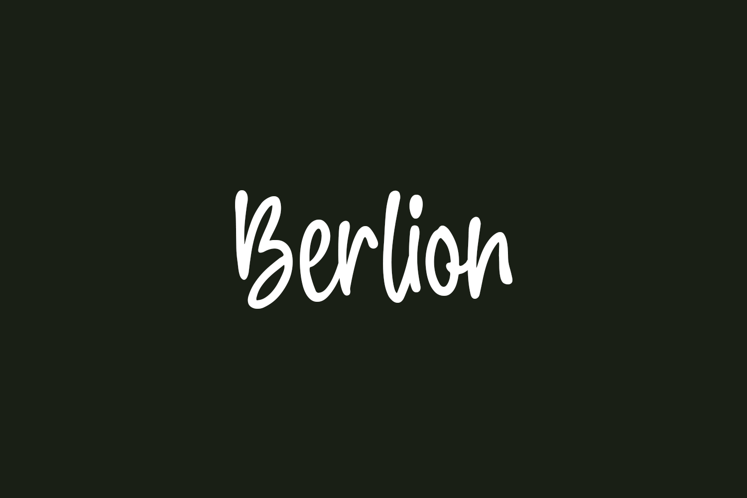 Berlion Free Font