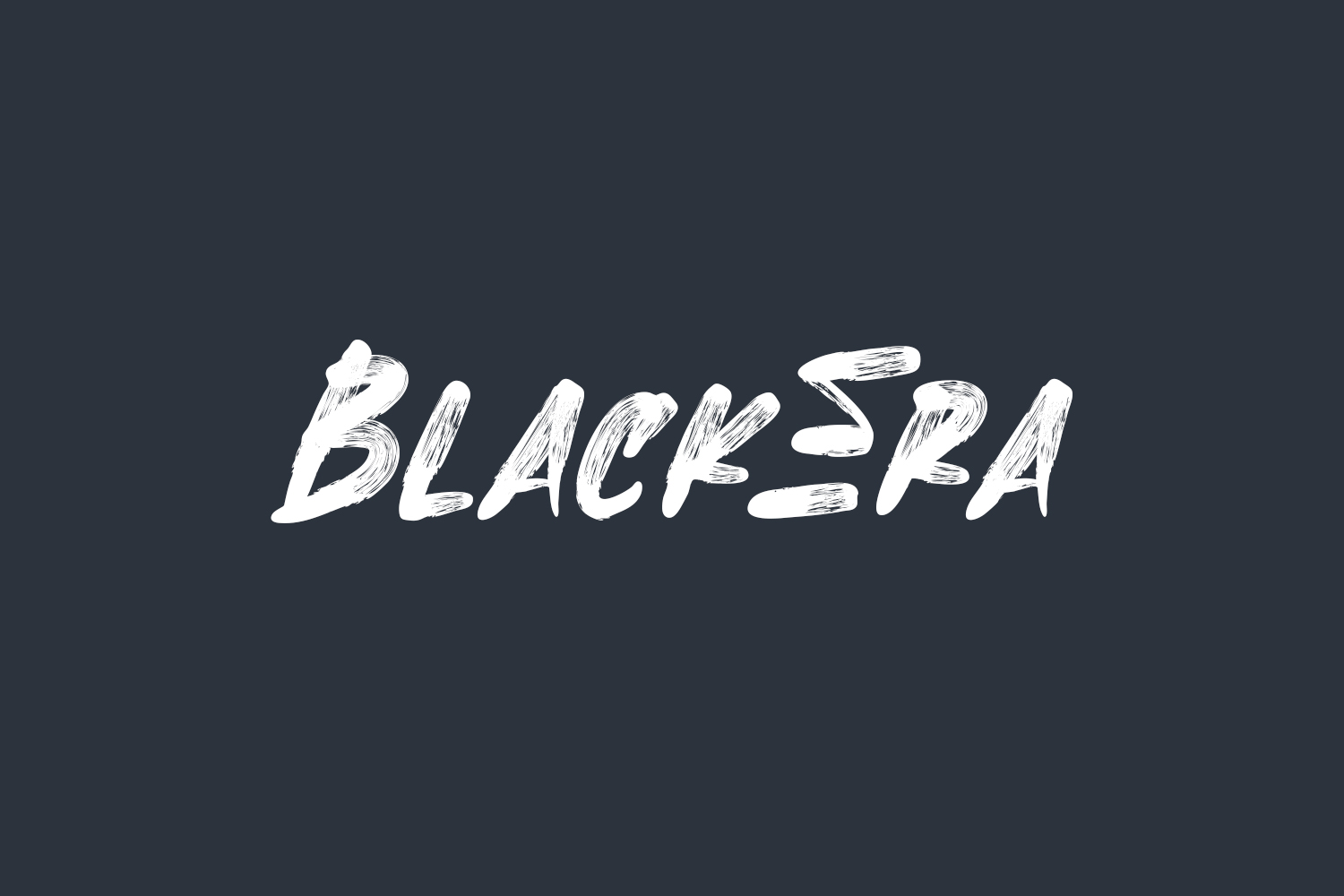 BlackEra Free Font