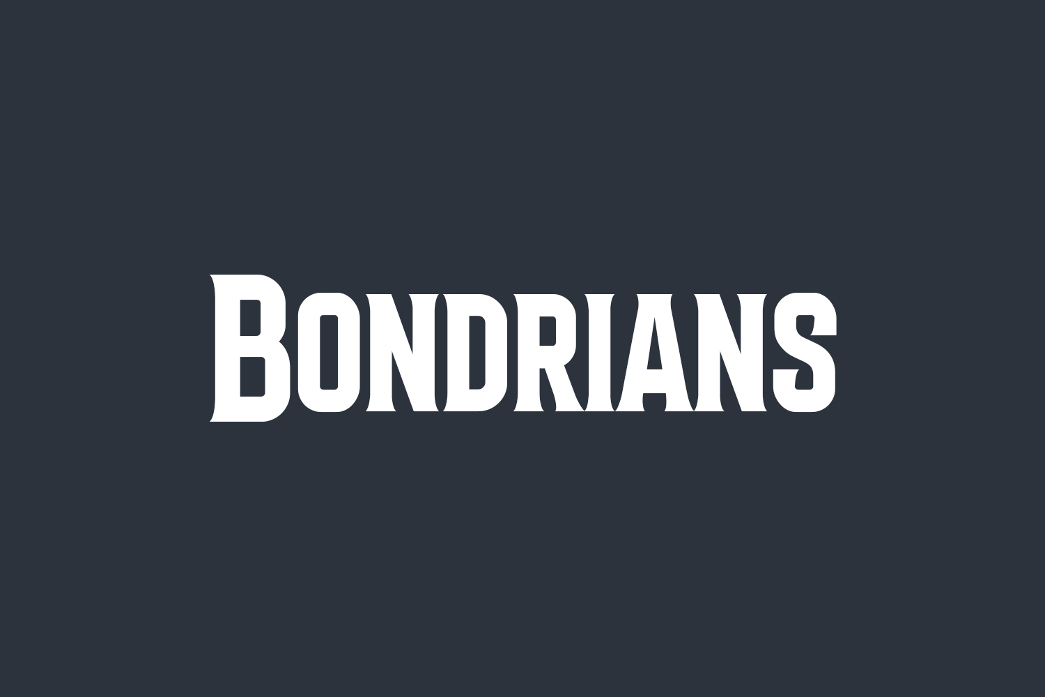 Bondrians Free Font