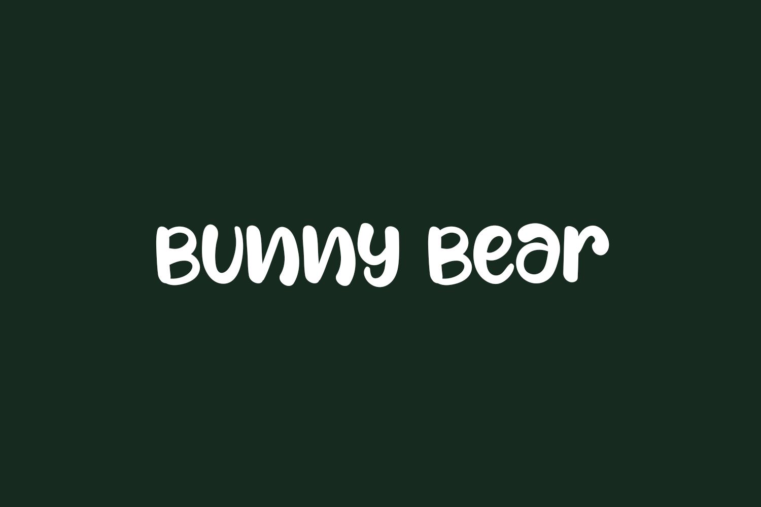 Bunny Bear Free Font