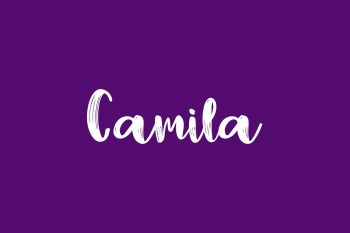 Camila Free Font