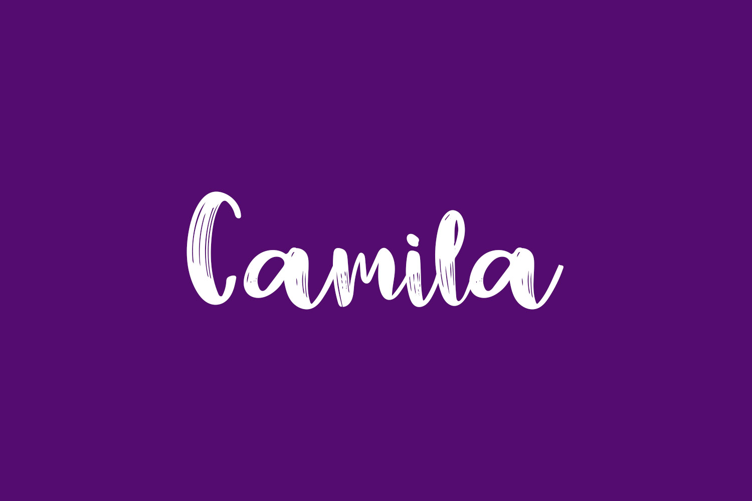Camila Free Font