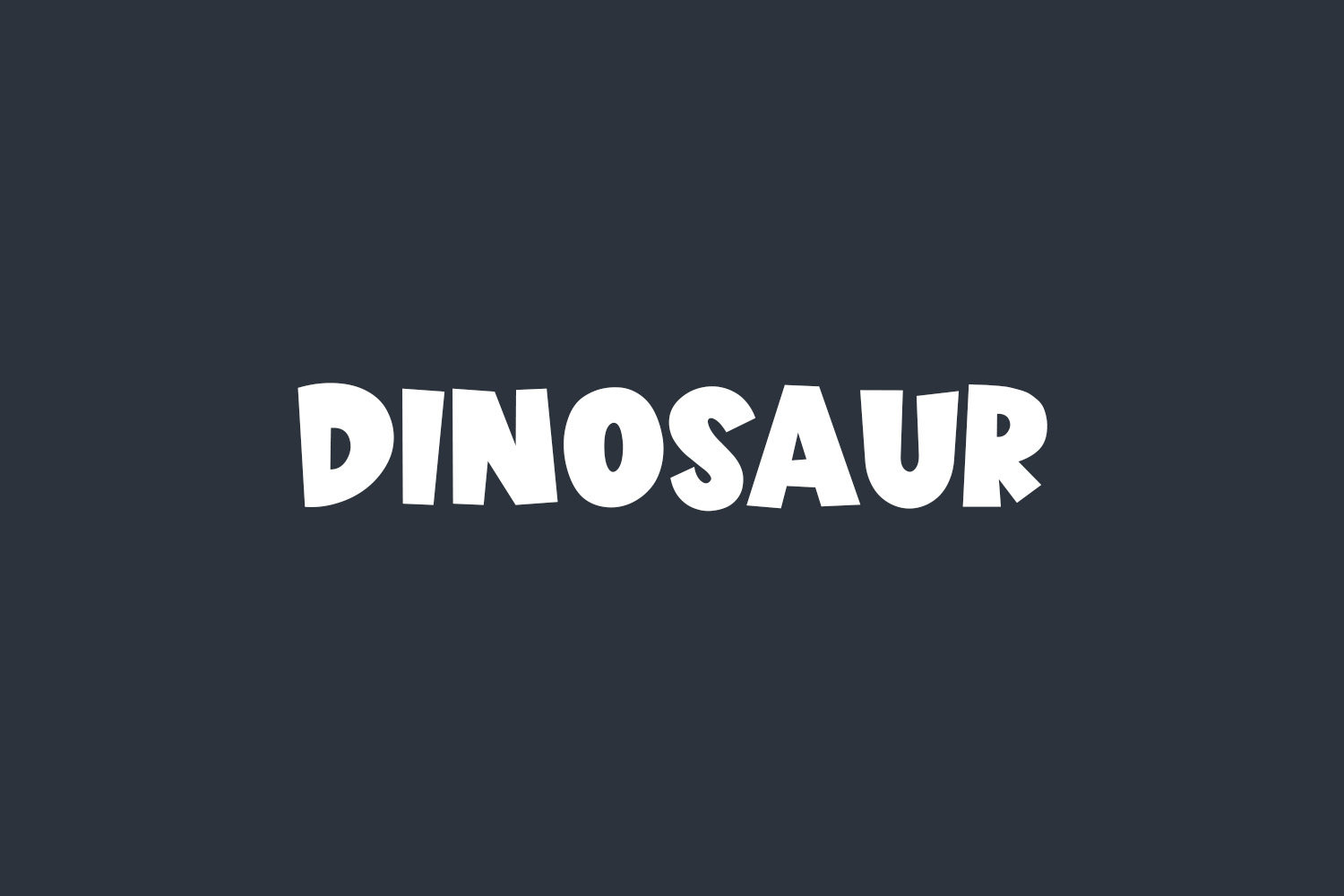 Dinosaur Free Font