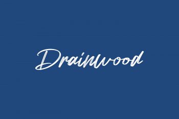 Drainwood Free Font