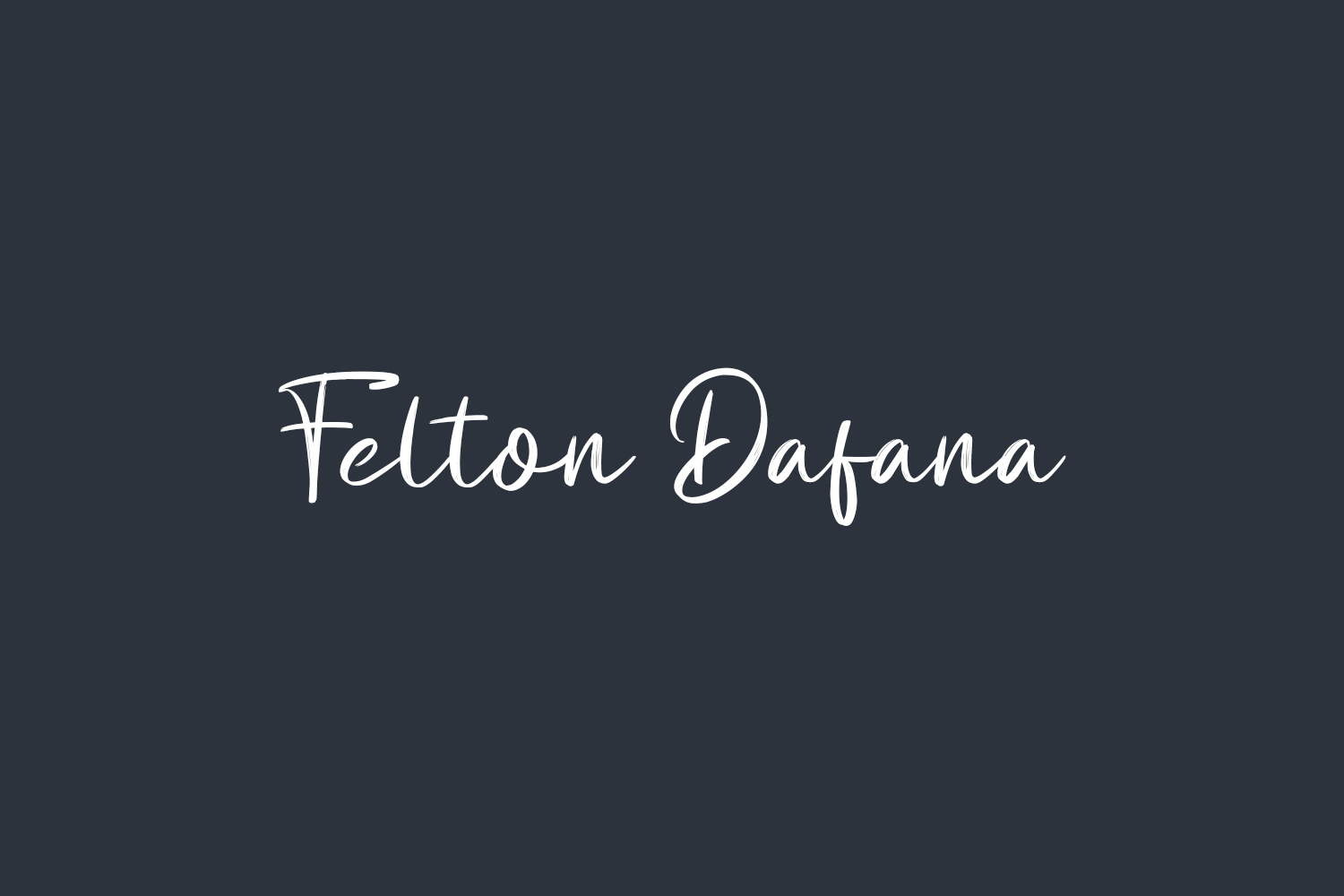 Felton Dafana Free Font