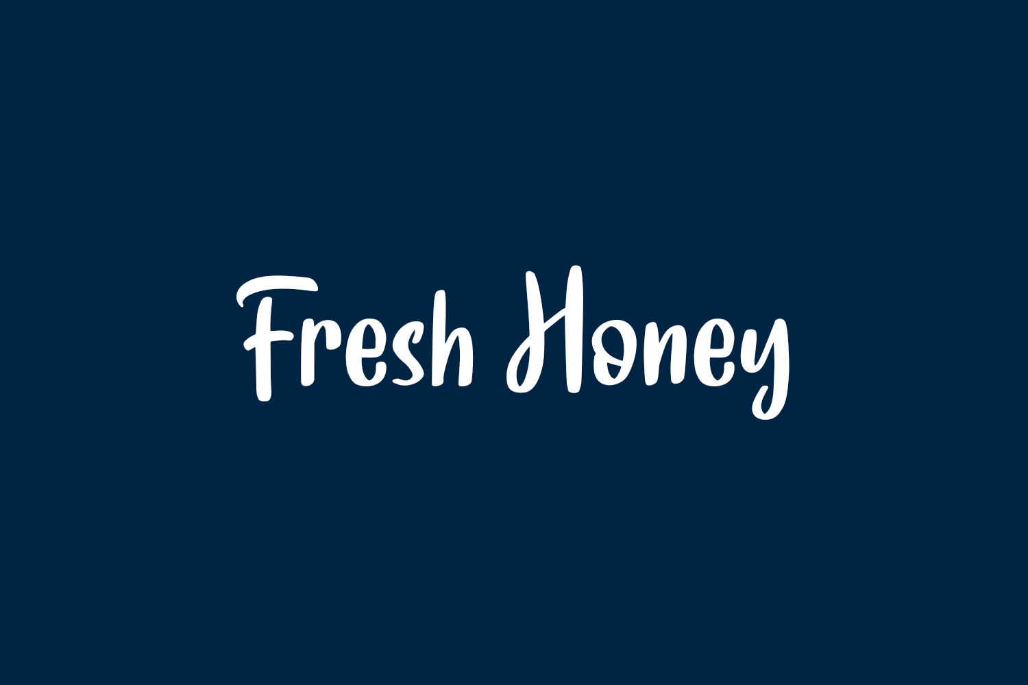 Fresh Honey Free Font
