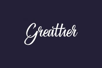 Greather Free Font