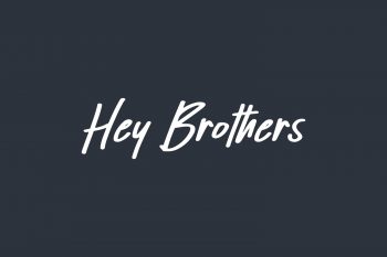 Hey Brothers Free Font