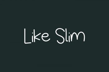 Like Slim Free Font