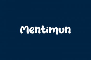 Mentimun Free Font