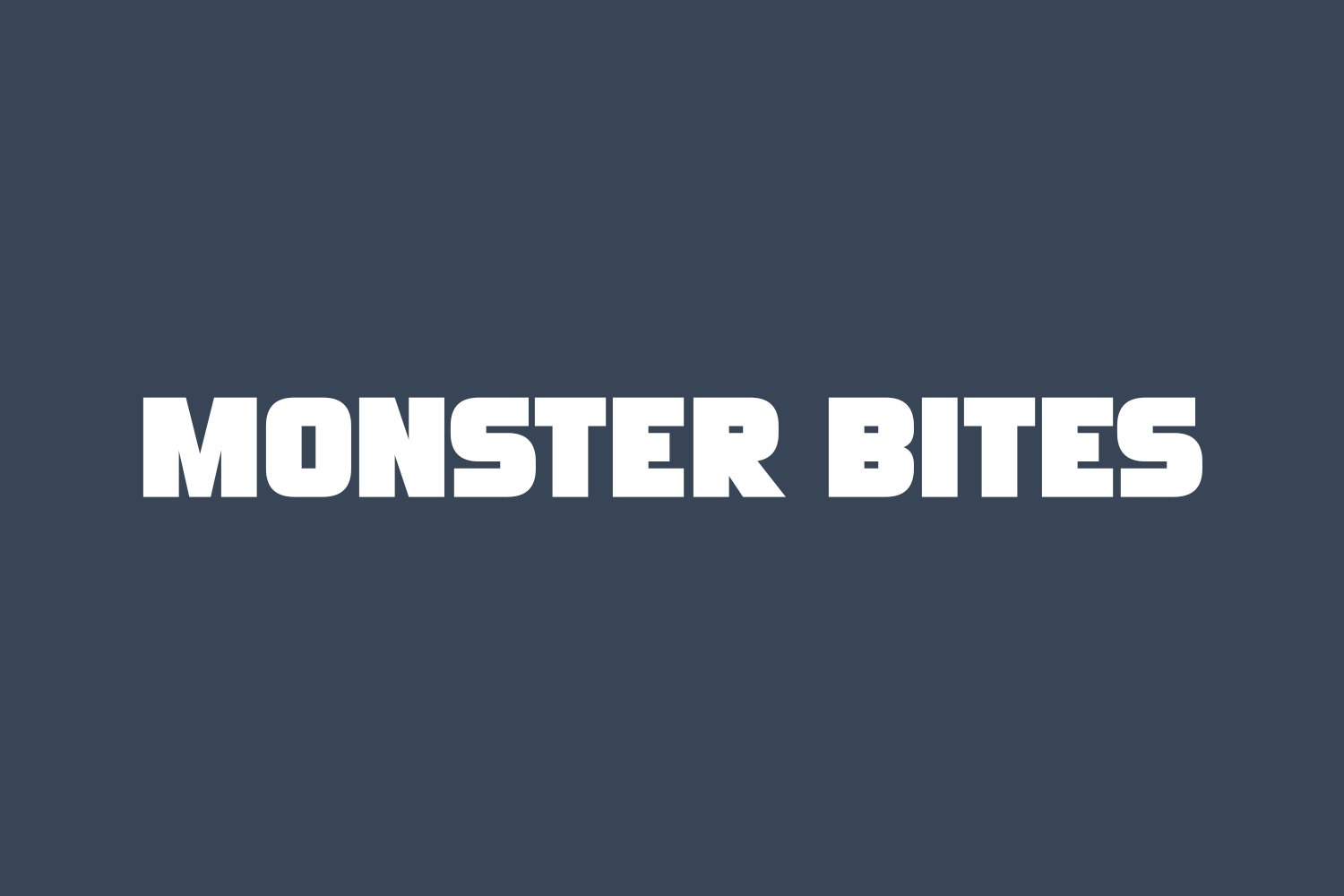 Monster Bites Free Font