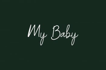 My Baby Free Font