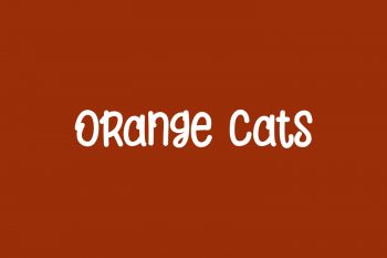 Orange Cats Free Font