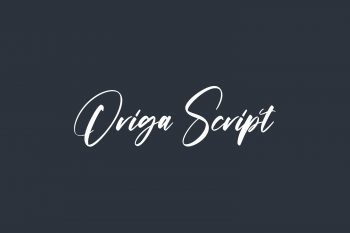 Origa Script Free Font