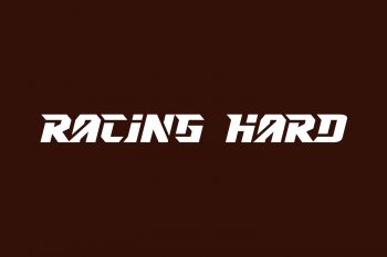 Racing Hard Free Font