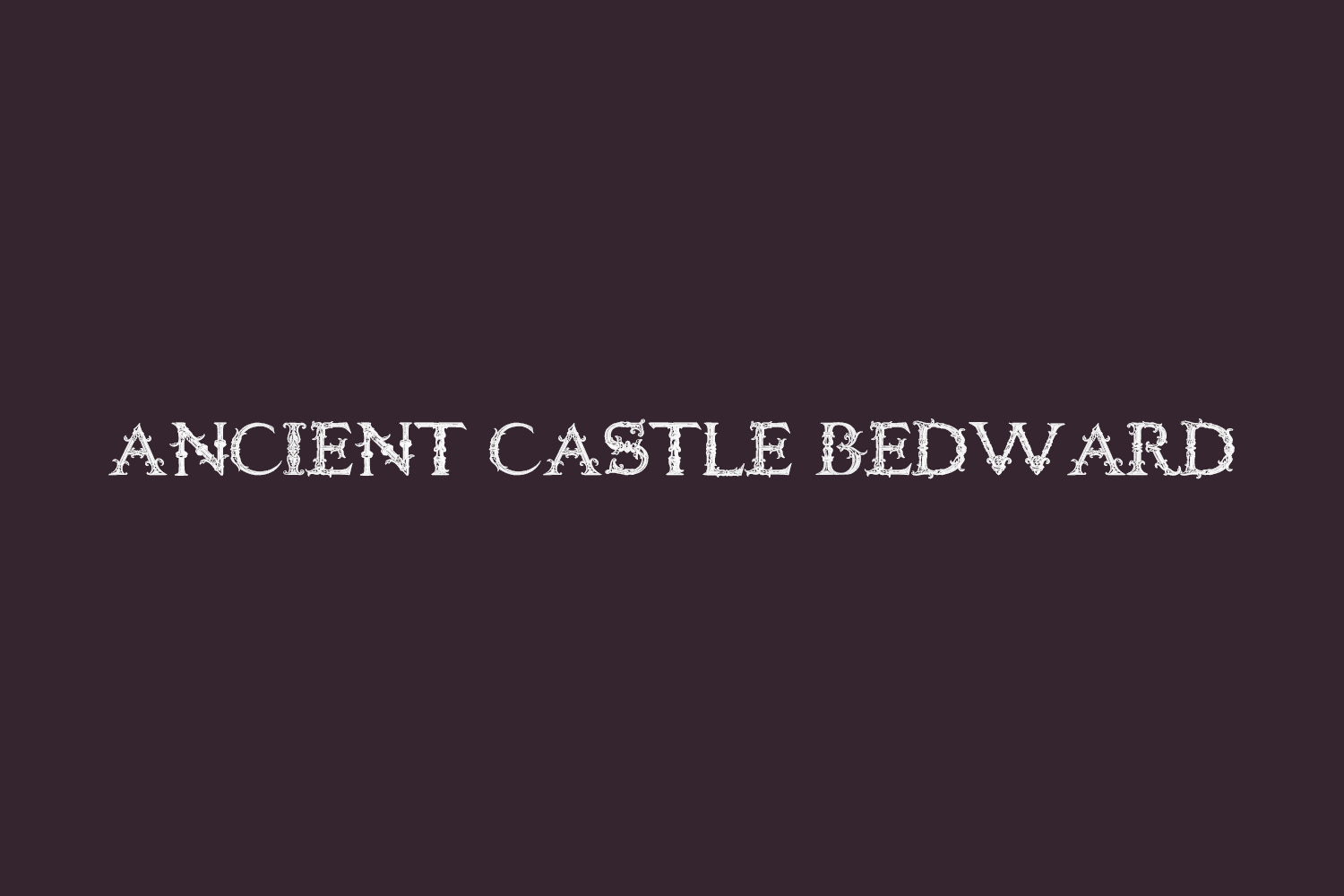 Ancient Castle Bedward Free Font