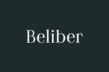 Beliber Free Font