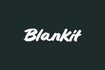 Blankit Free Font