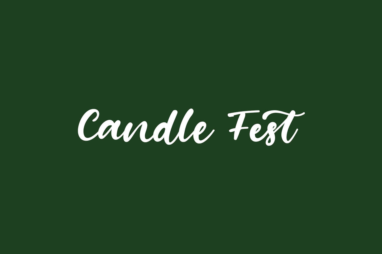 Candle Fest Free Font