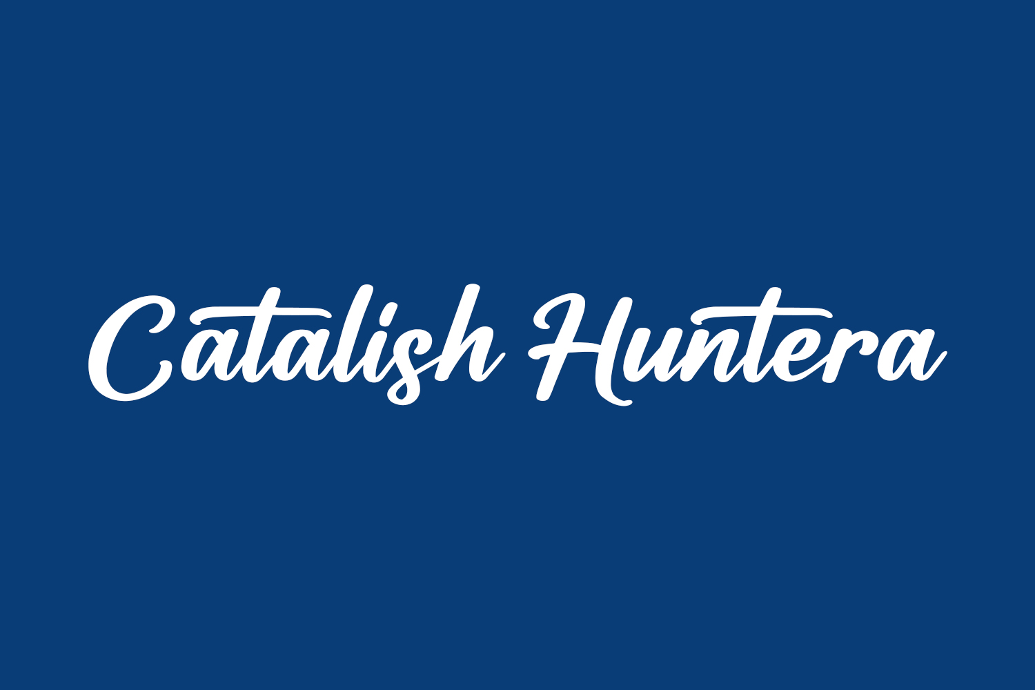 Catalish Huntera Free Font