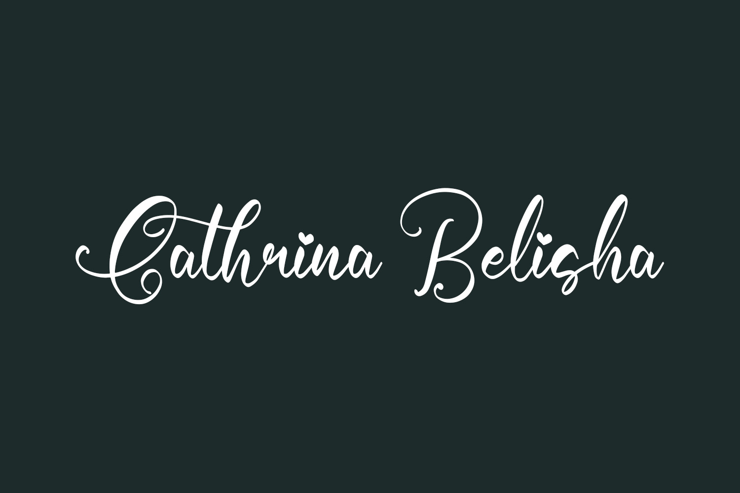 Cathrina Belisha Free Font