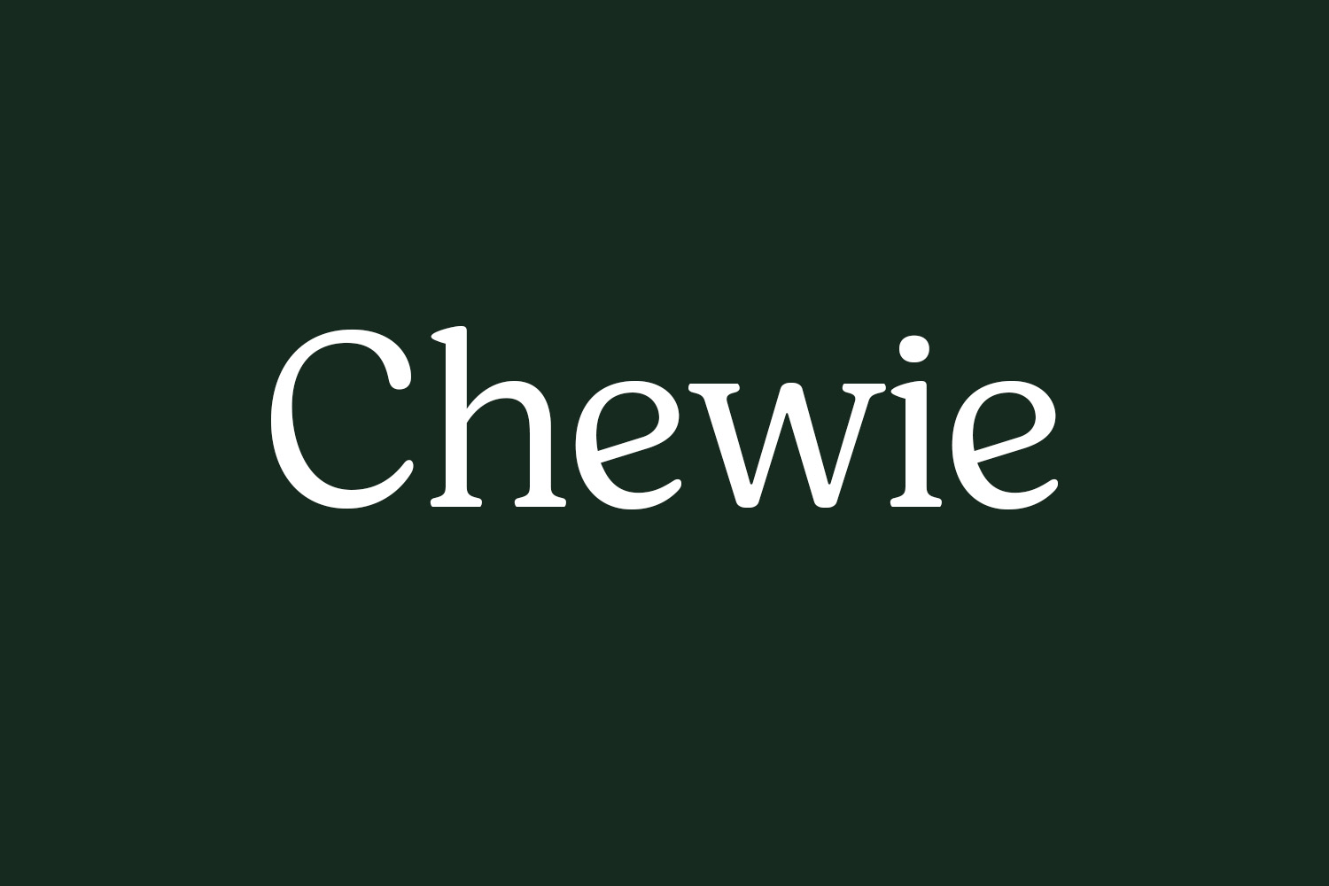 Chewie Free Font