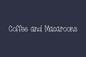 Coffee and Macaroons Free Font