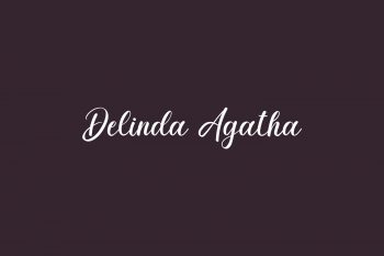 Delinda Agatha Free Font