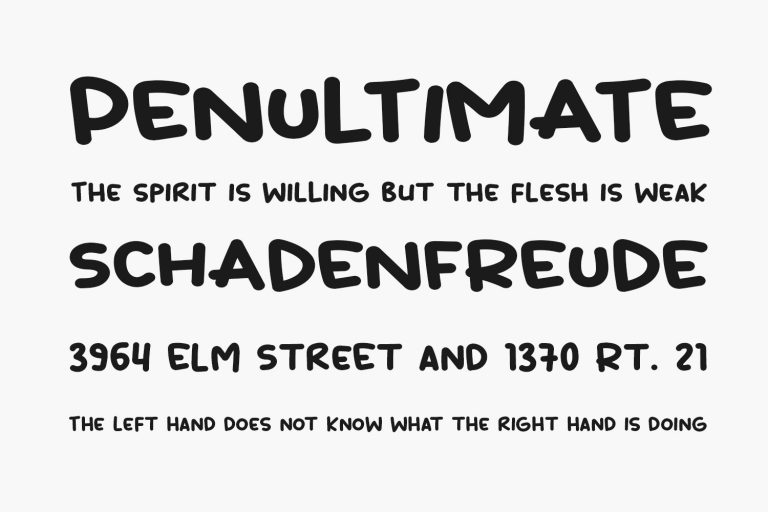 Dish Out Fonts Shmonts