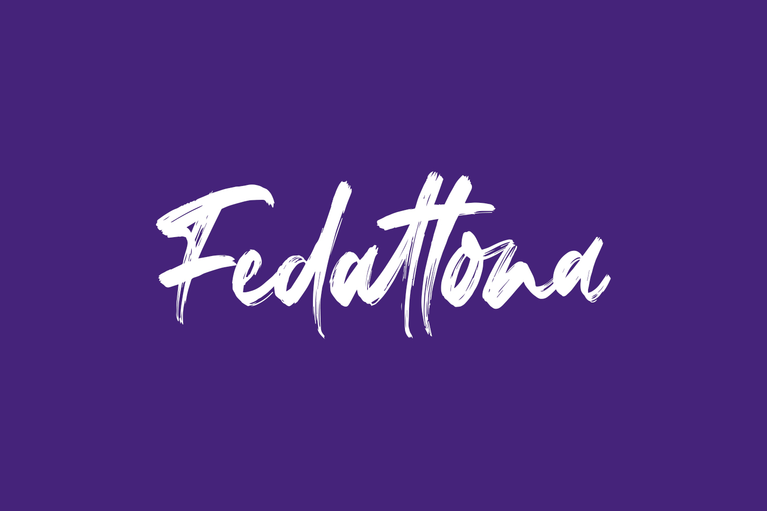 Fedattona Free Font