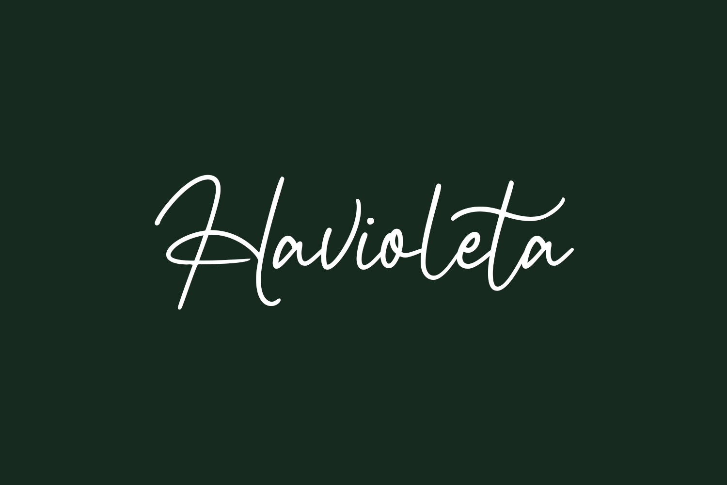 Havioleta Free Font