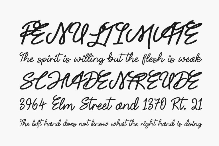 House Party Fonts Shmonts