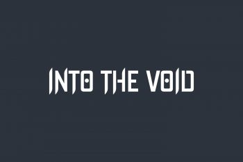 Into The Void Free Font