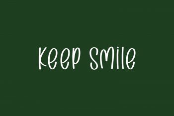 Keep Smile Free Font