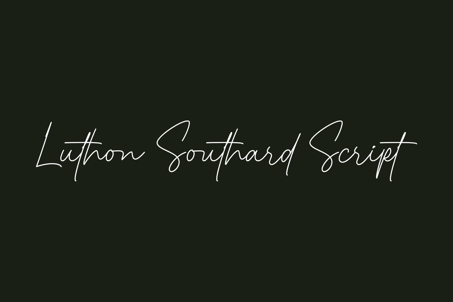 Luthon Southard Script