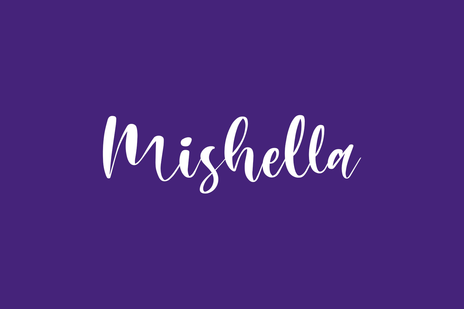 Mishella Free Font