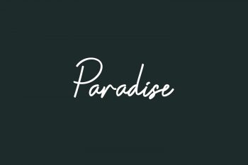 Paradise Free Font