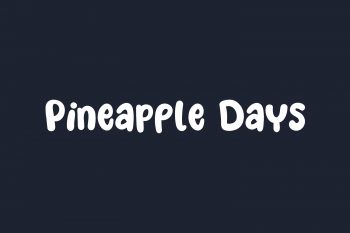 Pineapple Days Free Font