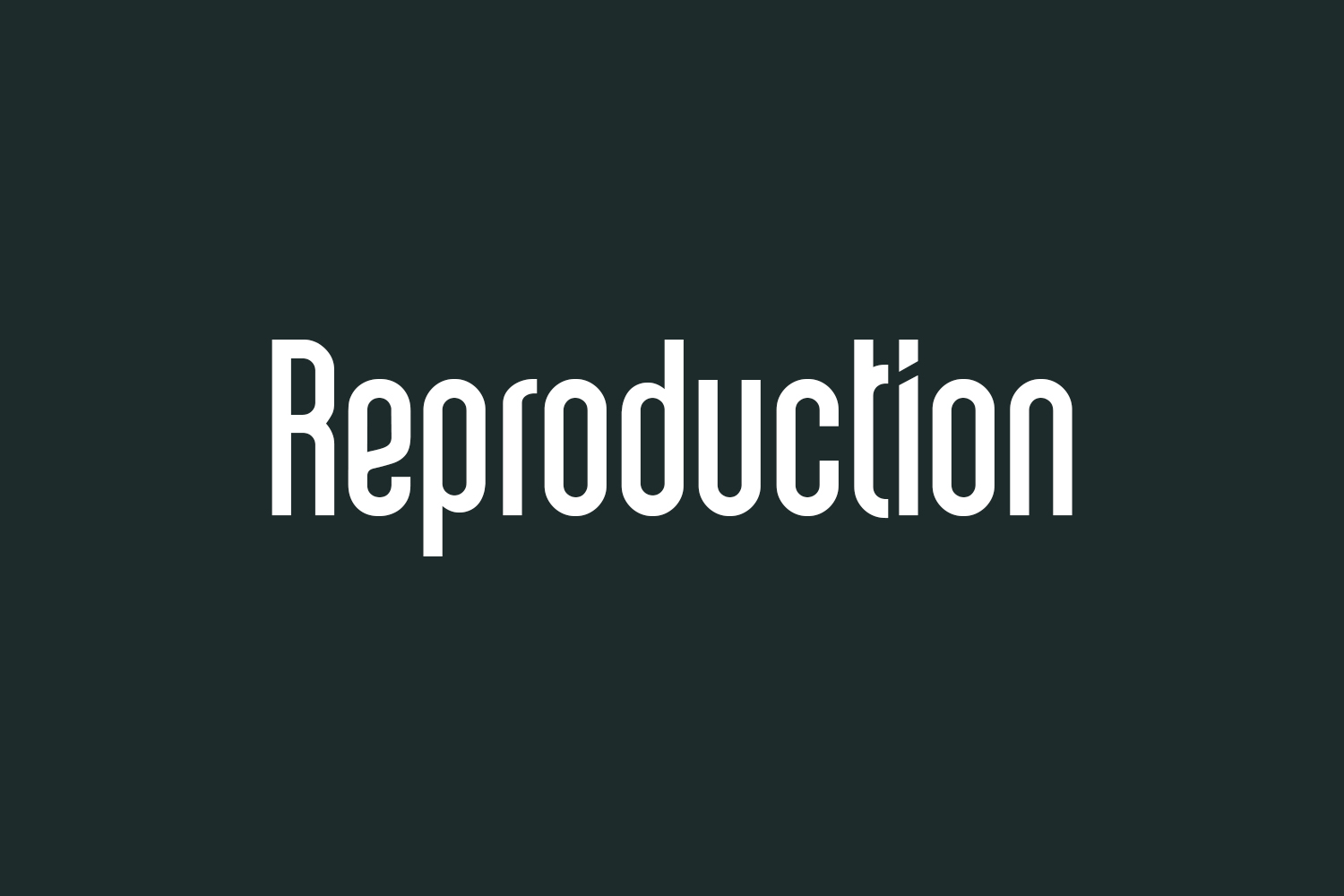 Reproduction Free Font