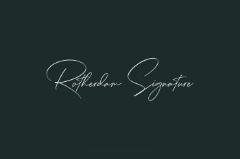 Rotherdam Signature Free Font