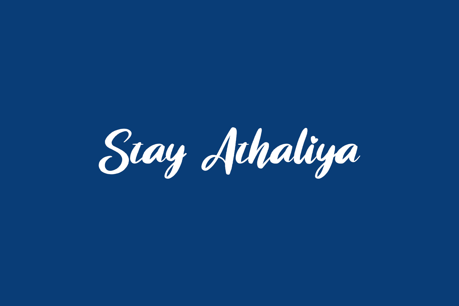 Stay Athaliya Free Font
