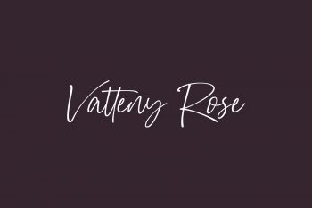 Vatteny Rose Free Font