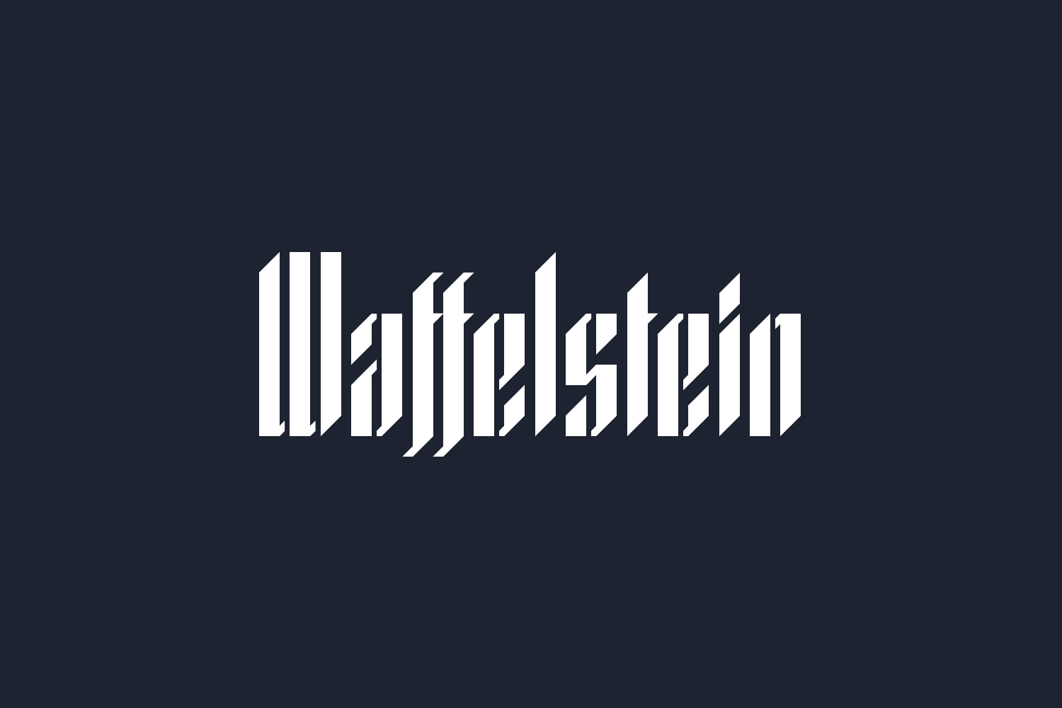 Waffelstein Free Font