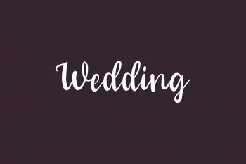Wedding Free Font