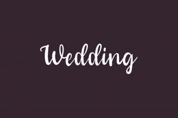 Wedding Free Font