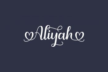 Aliyah Free Font