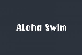 Aloha Swim Free Font