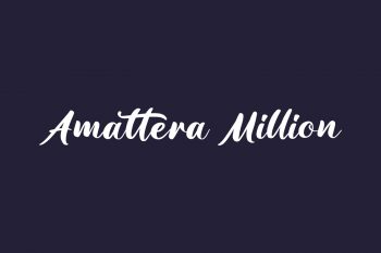 Amattera Million Free Font