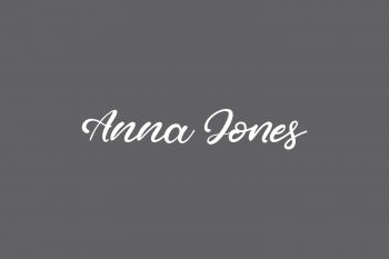 Anna Jones Free Font