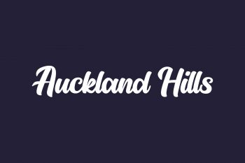 Auckland Hills Free Font